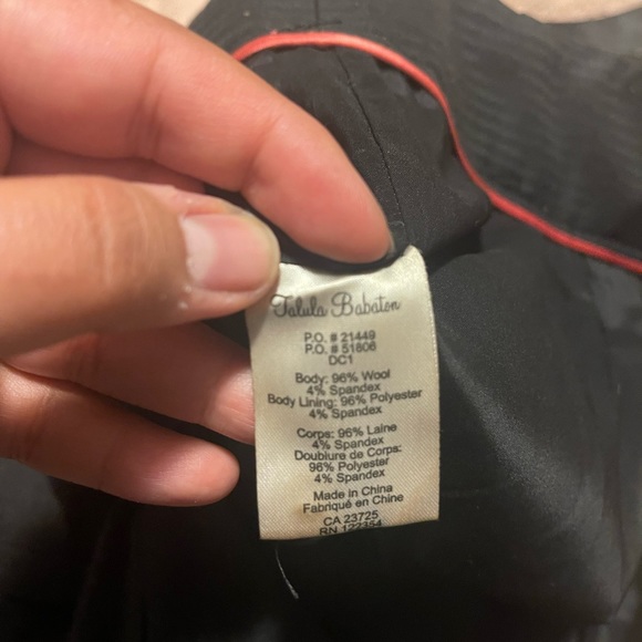 Talula Babaton wool dress pants size 6 - Picture 5 of 6
